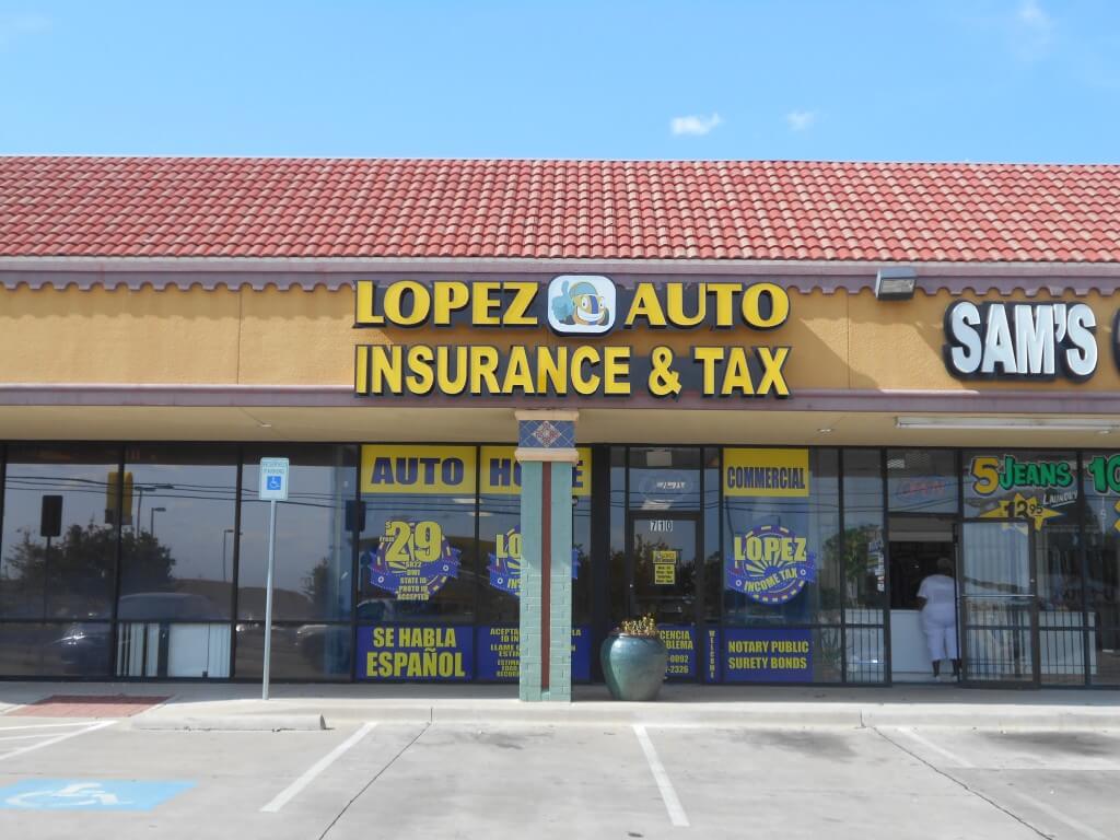 LOPEZ AUTO INSURANCE Giant Sign Company