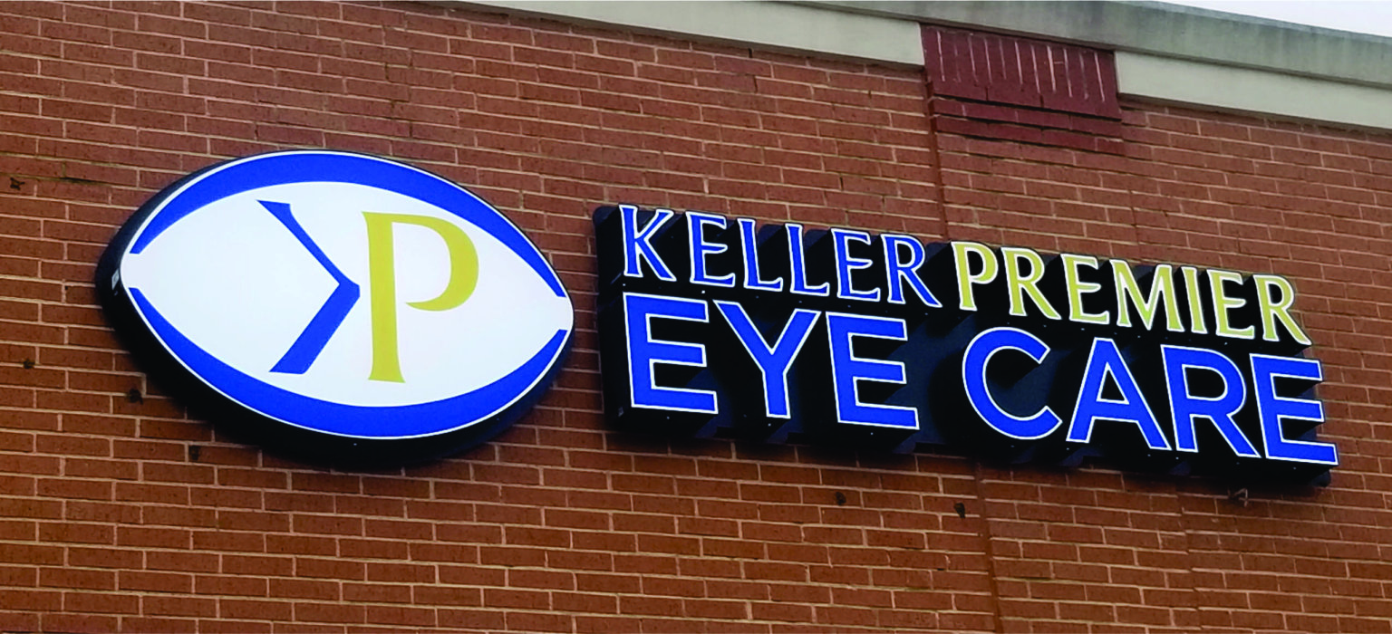 Keller Premier Eye Care in Keller Giant Sign Company