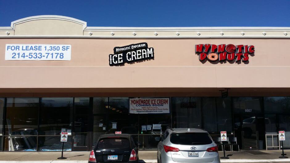 Hypnotic Emporium Ice Cream Dallas Giant Sign Company
