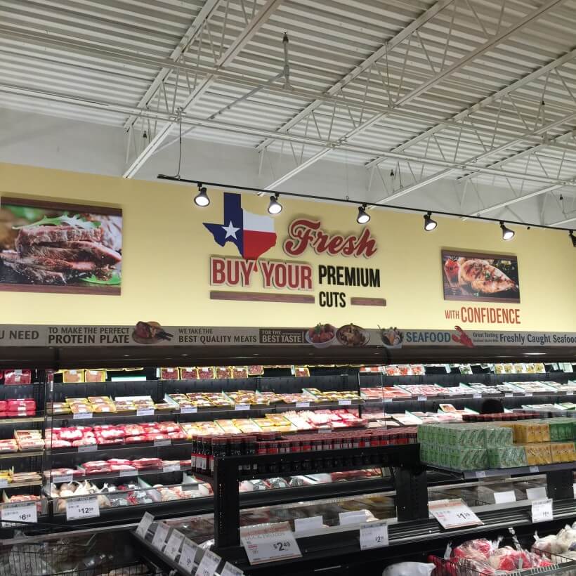 99 Ranch Market in Carrollton (Interior) - Giant Sign Company