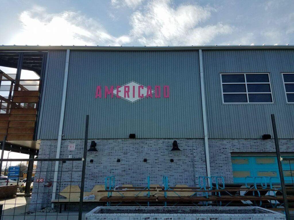 Americado in Fort Worth (Wall Sign) Giant Sign Company