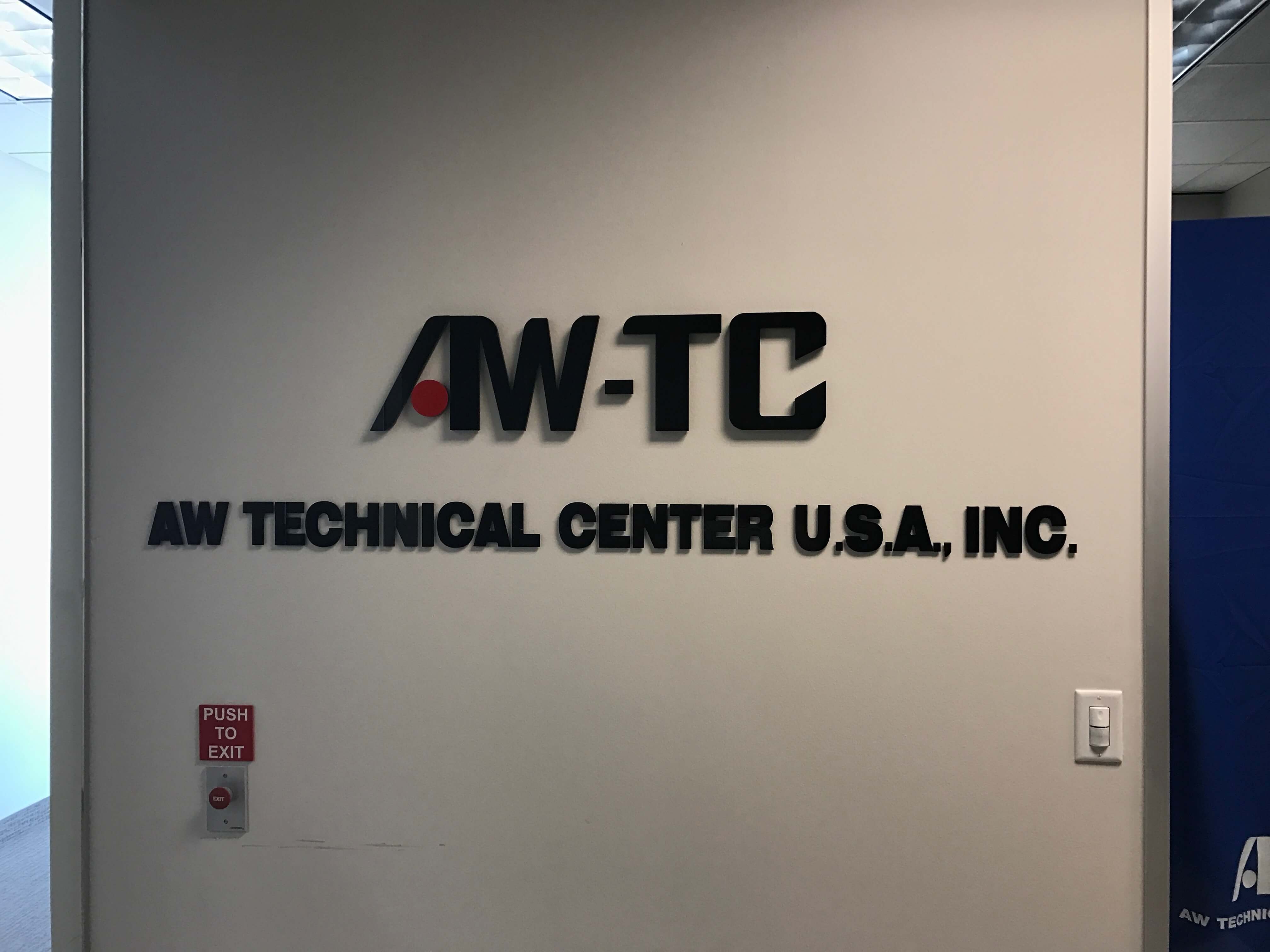 AW TC Interior Sign Completion Photo