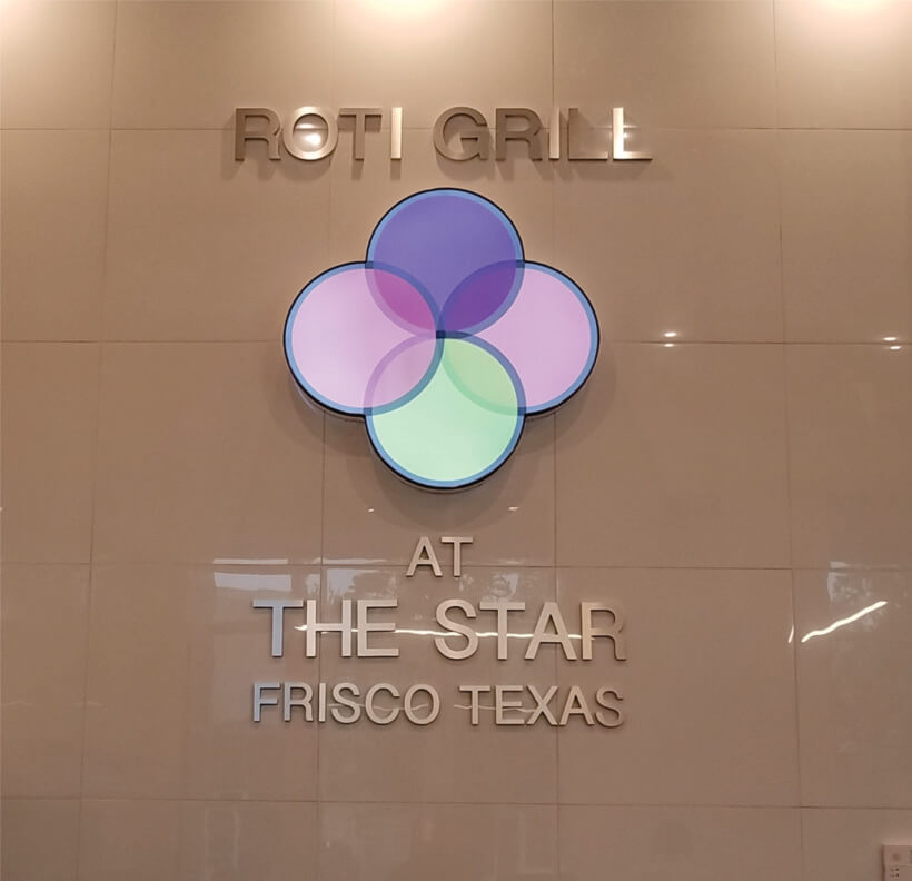 Roti Grill in Frisco Giant Sign Company