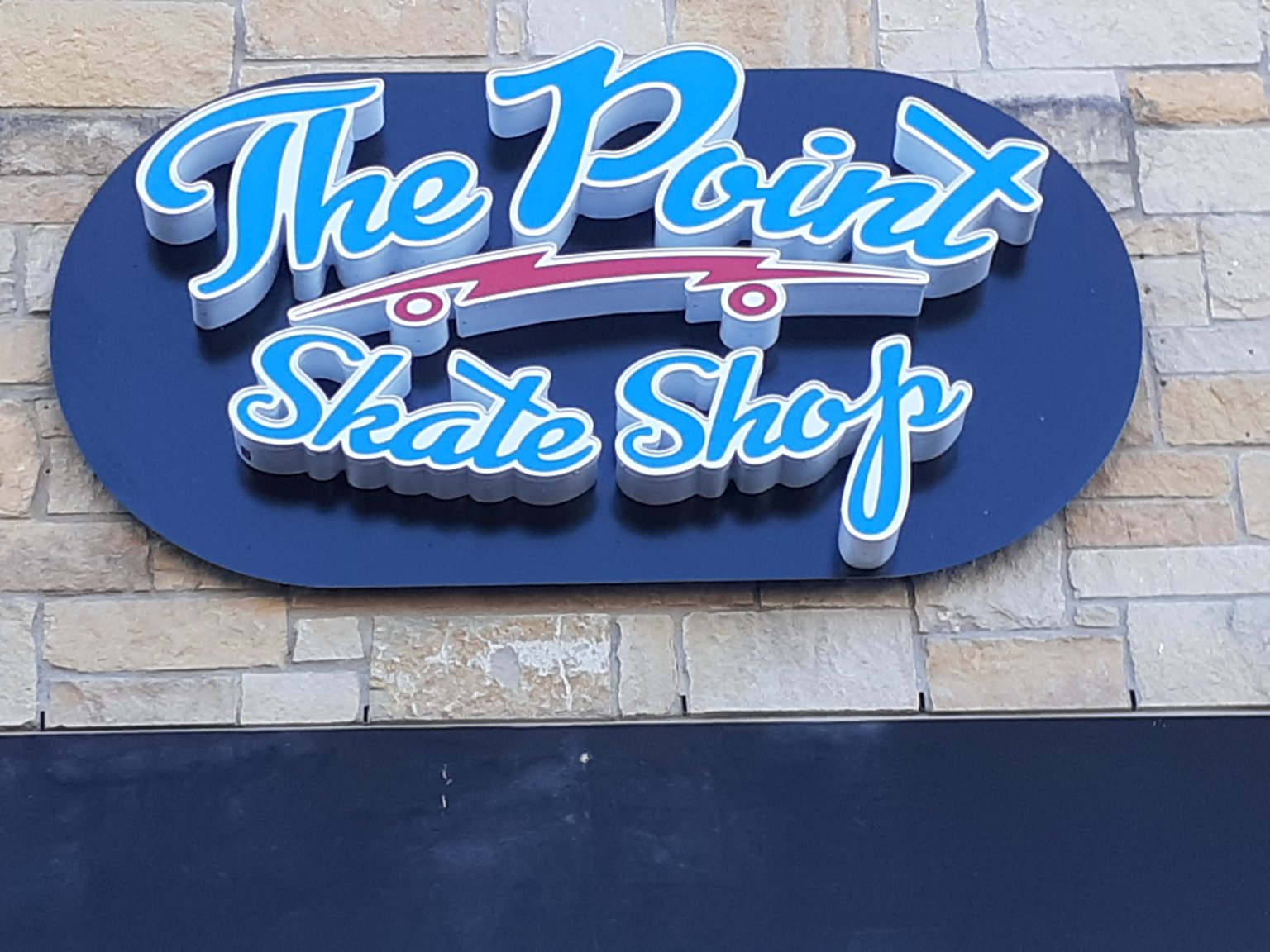 The Point Skate Shop in Fairview Giant Sign Company